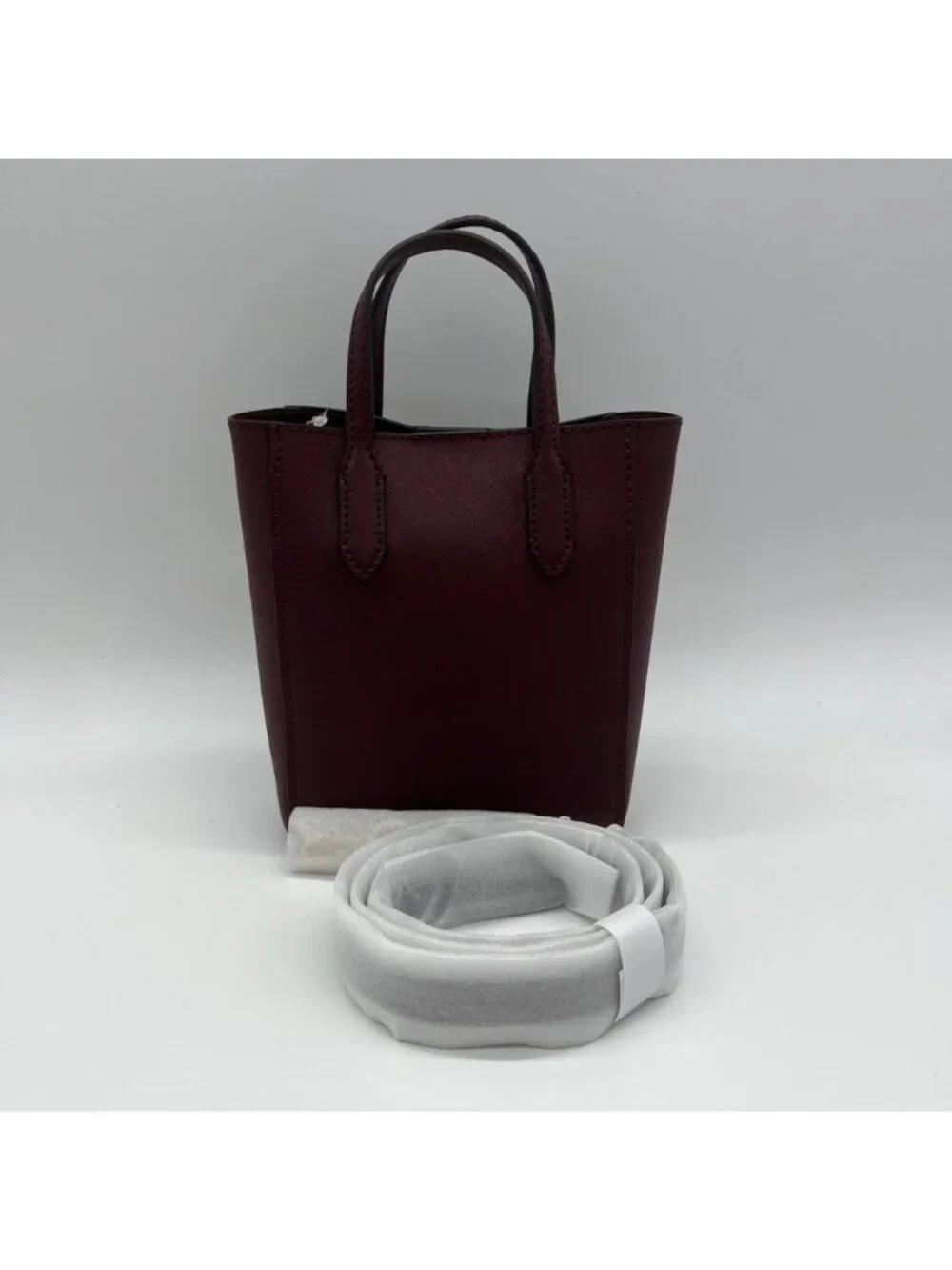 Michael Kors Burgundy Saffiano Leather Crossbody Bag